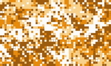 Soyut piksel sanat arkaplanı. Sıcak, dünyevi tonlar dinamik ve dokulu bir etki yaratır. Web sitesi tasarımı, sunumları veya modern, dijital bir model olarak ideal.