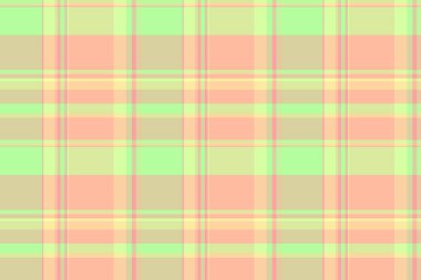 Kumaş dokusu vektörünü sakla, sürekliliği kusursuz özgeçmiş kontrolü. 30 'ların ekose desenli turuncu ve açık renk paleti..