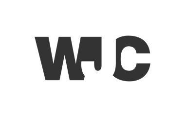 WJC logo tasarımı. İlk harf W J C kalın yazı tipi teknoloji girişimleri, danışmanlık, kurumsal markalaşma. Yaratıcı şirket adı, manşet başlıkları tipografi kimliği, moda logoti tipi. Vektör illüstrasyonu.