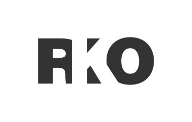 RKO logo tasarımı. İlk harf R K O kalın font tarzı. Teknolojik girişimler, danışmanlık, kurumsal markalaşma için. Yaratıcı şirket adı, manşet başlıkları tipografi kimliği, moda logoti tipi. Vektör illüstrasyonu.