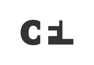 CFL logo tasarımı. İlk harf C F L kalın yazı tipi teknoloji girişimleri, danışmanlık, kurumsal markalaşma. Yaratıcı şirket adı, manşet başlıkları tipografi kimliği, moda logoti tipi. Vektör illüstrasyonu.