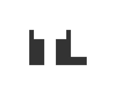 ITL logo tasarımı. İlk harf I T L kalın yazı tipi teknoloji girişimleri, danışmanlık, kurumsal markalaşma. Yaratıcı şirket adı, manşet başlıkları tipografi kimliği, moda logoti tipi. Vektör illüstrasyonu.