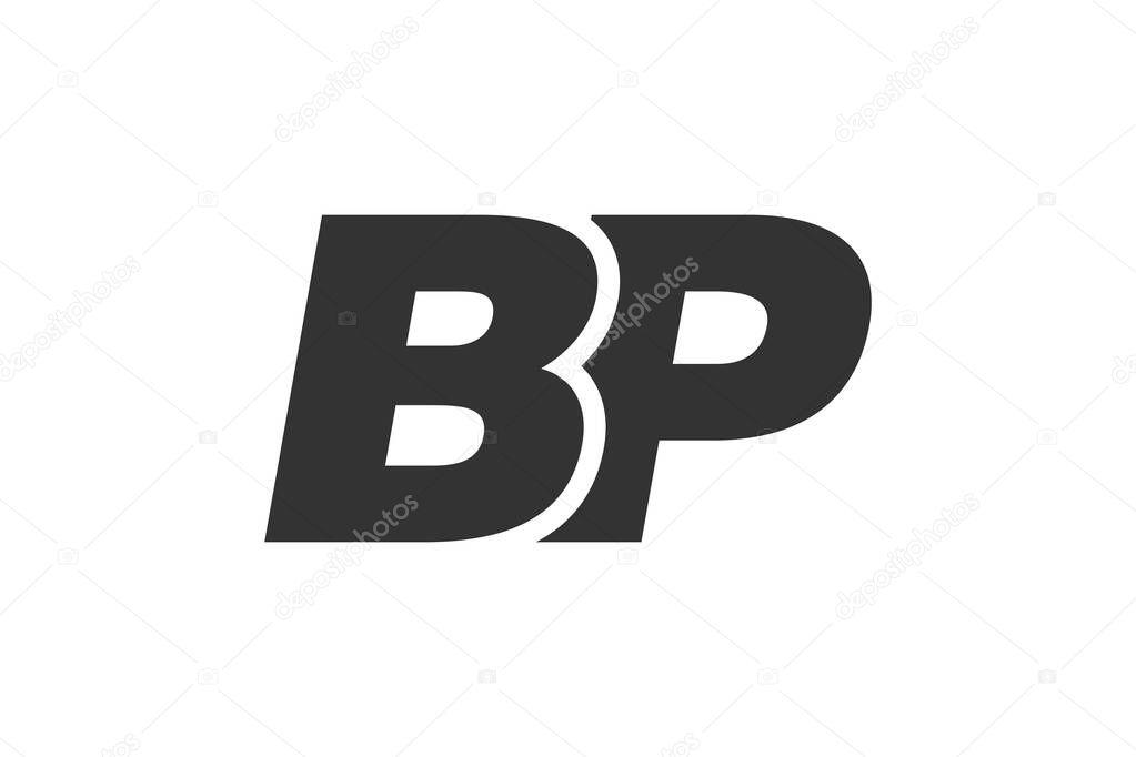BP Techno Editable Font Logo For Corporate Branding. Bold, Futuristic Design With Unique Typographic Ideas. Minimal Custom Type And Dynamic Letter Variations For Promotion, Printing, And Book Titles