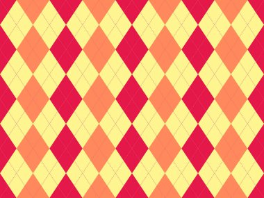 Sıcak tonlarda canlı baklava deseni. Geçmişi, tekstili ya da web sitesi tasarımı için mükemmel. Bu neşeli, geometrik tasarım entellektüelliği ve oyunculuğu çağrıştırıyor..