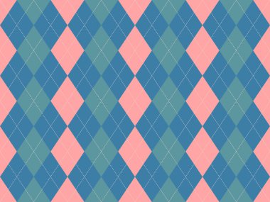 Yumuşak pembe, deniz mavisi ve mavi tonlarda zarif baklava deseni. Geçmişler, tekstil, moda ve markalaşma projeleri için mükemmel. İnce doku görsel ilgi ekliyor.