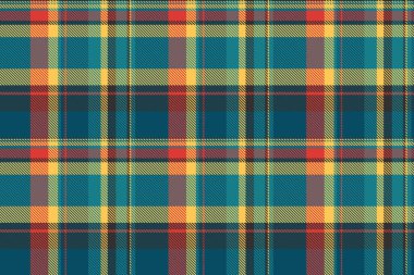 Tartan arkaplan deseni, renksiz kumaş kontrolü. Örtü vektör dokusu ekose tekstil ve kehribar renk paleti.