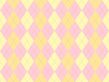 Tatlı pastel pembe ve sarı baklava desenli. Geçmişi, tekstili ya da kırtasiyesi için mükemmel. Yumuşak bir zarafete ihtiyaç duyan projeler için büyüleyici, oyuncu ve çok yönlü bir tasarım..