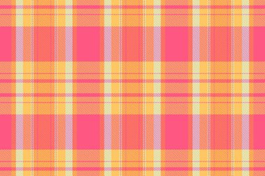 Canlı pembe ve turuncu ekose desenli. Tekstil tasarımı, moda veya web sitesi geçmişi için mükemmel. Bu neşeli, yazlık doku sıcaklığı ve enerjiyi çağrıştırıyor..