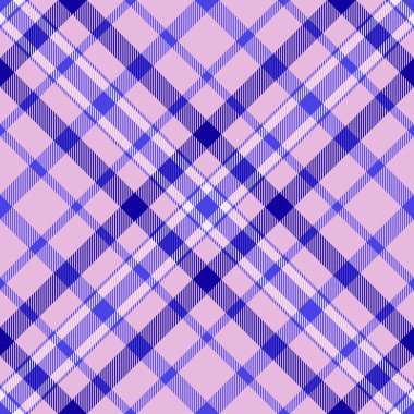 Masa örtüsü desenli tartan, renkli ekose desenli. İşgal kumaşı çivit ve açık renk paletinde pürüzsüz tekstil vektörü.