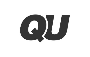 Kurumsal Markalar için QU Tekno Düzenlenebilir Yazı Tipi Logosu. Benzersiz tipografik fikirleri olan cesur, fütürist tasarım. Asgari Özel Tür ve Dinamik Harf Değişiklikleri Tanıtım, Baskı ve Kitap Başlıkları
