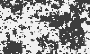Soyut monokrom piksel sanat arka planı. Dijital tasarım, web sitesi afişleri ve teknikli projeler için ideal.
