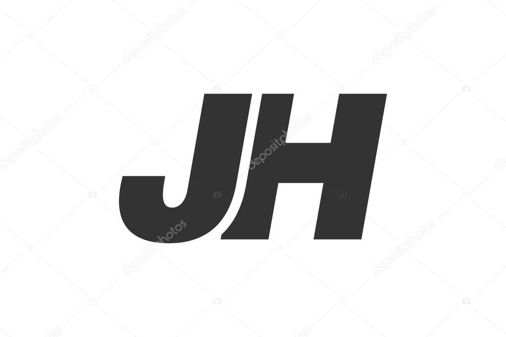 JH Techno Editable Font Logo For Corporate Branding. Bold, Futuristic Design With Unique Typographic Ideas. Minimal Custom Type And Dynamic Letter Variations For Promotion, Printing, And Book Titles
