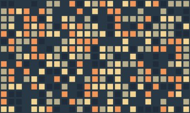 Renkli karelerin soyut geometrik deseni. Modern, minimalist tasarım arka plan, tekstil ve web tasarımı için idealdir. Verileri, teknolojiyi veya bağlantıyı temsil eder.
