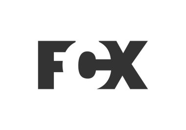 FCX logo tasarımı. İlk harf F C X kalın yazı tipi teknoloji girişimleri, danışmanlık, kurumsal markalaşma. Yaratıcı şirket adı, manşet başlıkları tipografi kimliği, moda logoti tipi. Vektör illüstrasyonu.