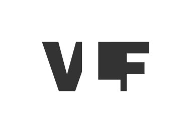 VLF logo tasarımı. İlk harf V L F kalın yazı tipi teknoloji girişimleri, danışmanlık, kurumsal markalaşma. Yaratıcı şirket adı, manşet başlıkları tipografi kimliği, moda logoti tipi. Vektör illüstrasyonu.