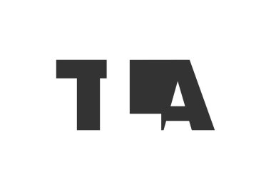 TLA logo tasarımı. İlk harf T L. Teknoloji girişimleri, danışmanlık, kurumsal markalaşma için cesur bir yazı tipi. Yaratıcı şirket adı, manşet başlıkları tipografi kimliği, moda logoti tipi. Vektör illüstrasyonu.
