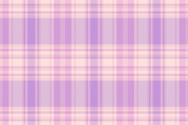 Vektör arkaplan kalıplarını listele, yumuşak tartan dokusu pürüzsüz. Aydınlık ve mor renk paletinde soyut tekstil kumaş ekoseli kontrolü.