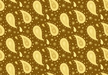 Lüks tuvalin ana hatları. Resim elbiseleriyle desenli bir karmaşa. Etnik tasarımcı tarafından girdap yönelimi. Doğuya ekin şık bir boteh.