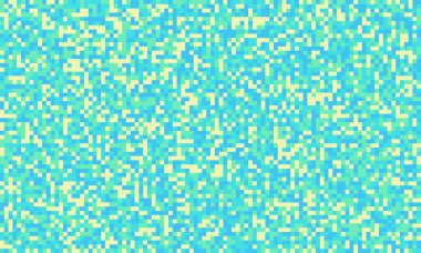 Sakinleştirici pastel maviler ve yeşilliklerdeki soyut pikselleşmiş doku. Web sitesi geçmişi, dijital sanat veya tekstil tasarımları için ideal. Dinginlik ve dijital modernlik duygularını çağrıştırıyor.