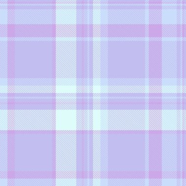 Bandana desen vektör kontrolü, endüstriyel dikişsiz tekstil tartan. Açık renk paletinde Fransız desenli ekose kumaş arkaplanı.