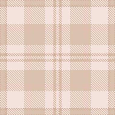 İnce pembe ve bej rengi ekose desenli. Tekstil tasarımı, web sitesi geçmişi veya ambalaj için mükemmel.