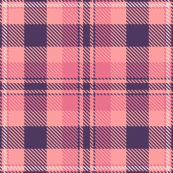 Zarif pembe ve mor ekose desenli. Tekstil tasarımı, moda, web siteleri veya ambalaj için mükemmel.