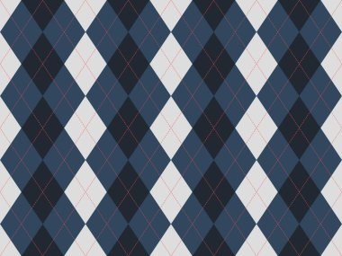 Donanma ve beyazda mercan dikişli zarif baklava deseni. Geçmişi, tekstili ya da moda tasarımları için mükemmel. Modern dokunuşu olan zamansız bir klasik..