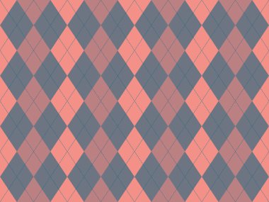 Sessiz mercan ve gri renkte zarif bir baklava deseni. Tekstil tasarımı, web sitesi geçmişi ya da moda çizimleri için mükemmel. İnce doku karmaşıklık ekler..