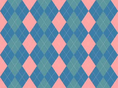 Yumuşak pembe, deniz mavisi ve mavi tonlarda zarif baklava deseni. Geçmişler, tekstil, moda ve markalaşma projeleri için mükemmel. İnce doku görsel ilgi ekliyor.