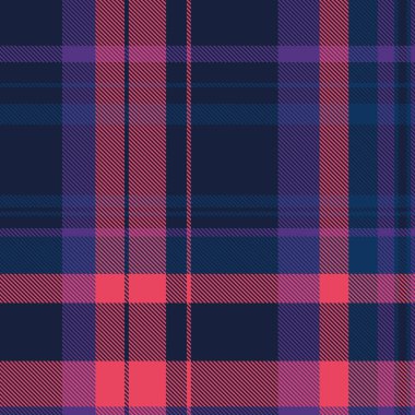Derin bir donanma geçmişinde canlı pembe ve mor ekose desenli. Tekstil tasarımı, moda, web sitesi geçmişi ya da cesur, şık bir dokuya ihtiyaç duyan her proje için mükemmel..