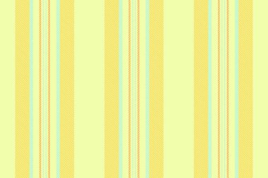 Klasik vektör çizgisi dokusu, kusursuz kumaş arka plan dikişsiz. Dikey çizgili desen tekstil kireç ve sarı renk paletine bölünüyor.