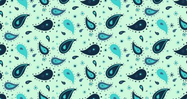 Çağdaş kıvrımlı süslemeler. Bitmeyen botanik perdesi. Dekorasyon artışında çizim olayı. Paisley çayırı kumaş örneği olarak botanik.