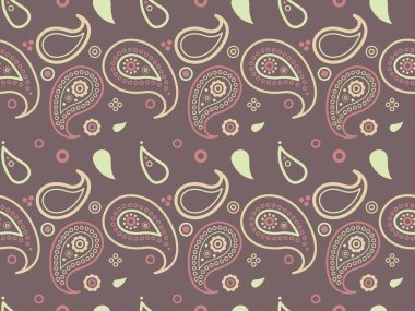 Yaratıcılıkta kostüm buta. Pastel sanatın romantik gömleği. Akan kumaş, fantezi keten. Yüzeyde Hint stili gelişir.