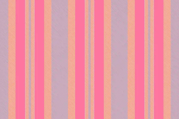 Pembe, şeftali ve lavanta renkli parlak dikey çizgiler neşeli ve neşeli bir desen oluşturur..