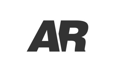 AR Tekno Düzenlenebilir Şirket Markası Yazı Tipi Logosu. Benzersiz tipografik fikirleri olan cesur, fütürist tasarım. Asgari Özel Tür ve Dinamik Harf Değişiklikleri Tanıtım, Baskı ve Kitap Başlıkları