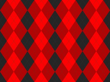 Kalın kırmızı ve siyah baklava deseni. Canlı, geometrik tasarım arka plan, tekstil veya moda projeleri için idealdir.