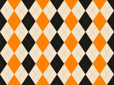 Cadılar Bayramı renklerinde canlı bir baklava deseni. Şenlikli arka planlar, tekstil ve mevsimlik tasarımlar için mükemmel. Bu geometrik tasarım eğlenceli ama sofistike bir estetik sunuyor..