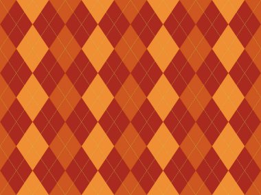 Canlı sonbahar baklava deseni. Düşmüş tasarımlar, tekstil ve arka planlar için mükemmel. Sıcak turuncu ve kırmızı renkler sıcaklık ve rahatlığı çağrıştırıyor..