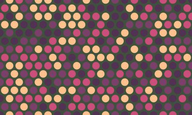 Zigzag düzeninde pastel daireler çizen soyut geometrik desen. Geçmişi, tekstili ya da web sitesi tasarımı için mükemmel. Ritm ve ince bir hareketi çağrıştırıyor..