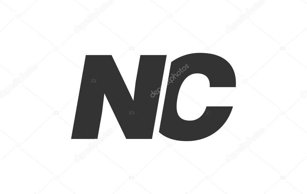 NC Techno Editable Font Logo For Corporate Branding. Bold, Futuristic Design With Unique Typographic Ideas. Minimal Custom Type And Dynamic Letter Variations For Promotion, Printing, And Book Titles