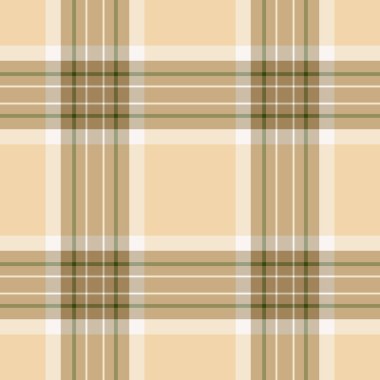 Eşsiz bir arka plan vektörü, malzemesiz doku tekstili. Popüler ekose kumaş Kehribar ve açık renk paletinde tartan kontrolü.