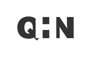 QHN logo tasarımı. Teknoloji girişimleri, danışmanlık, kurumsal markalaşma için Q H N kalın yazı tipi. Yaratıcı şirket adı, manşet başlıkları tipografi kimliği, moda logoti tipi. Vektör illüstrasyonu.