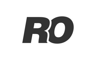 Şirket Markası için RO Tekno Düzenlenebilir Yazı Tipi Logosu. Benzersiz tipografik fikirleri olan cesur, fütürist tasarım. Asgari Özel Tür ve Dinamik Harf Değişiklikleri Tanıtım, Baskı ve Kitap Başlıkları