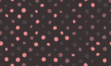 Soyut, pürüzsüz, koyu arkaplanda pembe ve gri noktalar var. Tekstil baskıları, web sitesi geçmişi ya da eğlenceli tasarımlar için mükemmel.