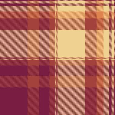Süssüz vektör geçmişi, etek kumaş kontrolü. Pembe ve kehribar renk paletinde kumaş deseni.