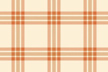 Arap tekstil kumaş arka planı, rahat, pürüzsüz desen dokusu. Yemek odası ekose tartan vektör kontrol papaya kırbaç ve turuncu renk paleti.