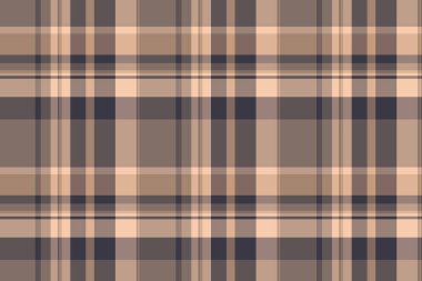 Marka desenli arka plan, rustik ekose kumaş. Tekstil denetim vektörü pastel ve turuncu renk paletinde pürüzsüz.