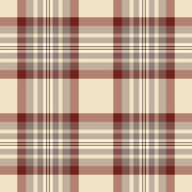 Solmuş kumaş pürüzsüz, yeni yıl tartan tekstil arka planı. Şehvetli ekose desen vektör kontrol Pastel ve turuncu renk paleti.