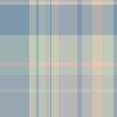 Tekstil dokusu vektörü, rahat arka plan tartan kumaşı. Pastel ve gri renk paletinde kusursuz ekose denetim deseni tasarla.
