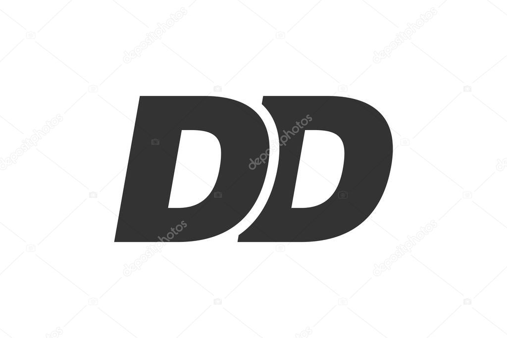 DD Techno Editable Font Logo For Corporate Branding. Bold, Futuristic Design With Unique Typographic Ideas. Minimal Custom Type And Dynamic Letter Variations For Promotion, Printing, And Book Titles